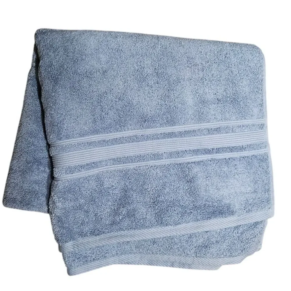 Mira Bella 100% Cotton Bath Towel OEKO-TEX  Blue NWT Costco